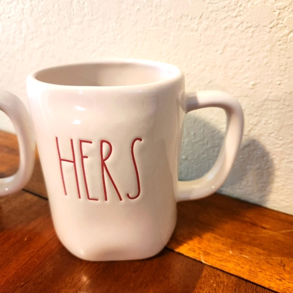 Rae Dunn His and Hers Mugs Pair - Picture 3 of 6